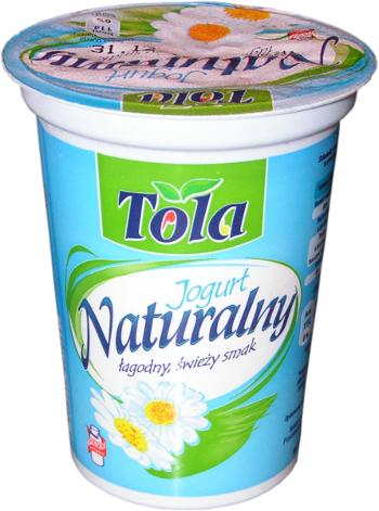 jogurt naturalny tola z biedronki